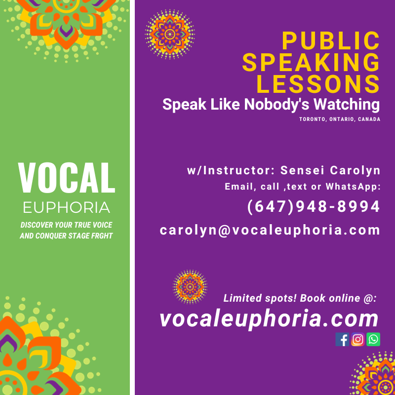 Public Speaking Lessons